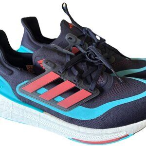 adidas Men’s Ultraboost 23 Light Running Shoes Size 12 Ink Bright Red Cyan Blue